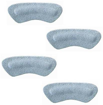 touaretails Adhesive Suede Leather High Heel Cushion Inserts Pads Grips Shoe Insole Liner, 4pc Heel Support