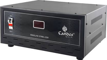 Candes 5KVA 15-Amp Mainline Automatic Voltage stabilizer,(Input Working Range 90 v-290 v) Floor Model with 2 Year Warranty