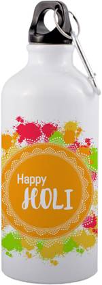 COLOR YARD best happy holi background with abstract colorful design on 600 ml Bottle