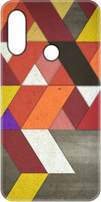 Smutty Back Cover for Mi Redmi Y3, M1810F6G, M1810F6I - Triangle Pattern Print