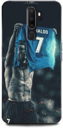 INDICRAFT Back Cover for Oppo A5 2020 / CPH1933 CRISTIANO RONALDO, CR-7, REAL MADRID, FOOTBALL, JERSEY, SPORTS