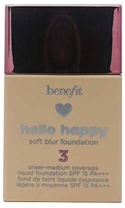 Benefit Hello Happy Soft Blur Foundation 30 ml. # 3 - light neutral Foundation