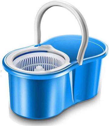 SURABHI Easy Magic Floor Mop 360Â° Bucket PVC Mop Bucket Only Mop Set