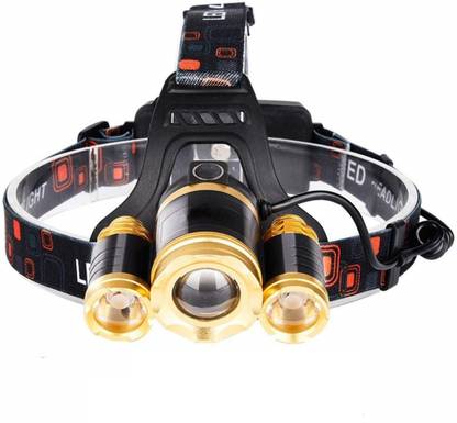 ZIGLY Zoomable 3 CREE XM-L XML T6 LED Rechargeable 4 Mode LED Headlamp LED Headlamp