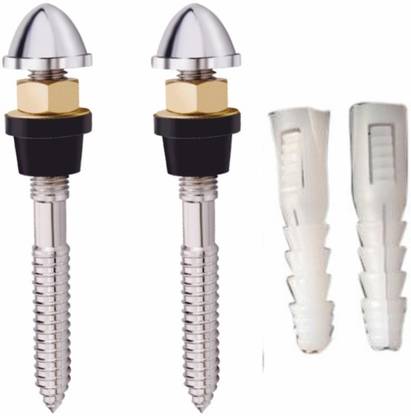 DELTINN Nut & Bolt Set Rackbolt for Wall Hung / Wall Mounted Seat Commode (5/8") (1300Kg Capacity)