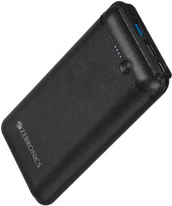 ZEBRONICS 20000 mAh Power Bank