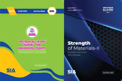 B.Tech II-Year II-Sem (CIVIL Engineering) JNTU-KAKINADA, COMBO SET (ALL-IN-ONE + Strength Of Materials-II)