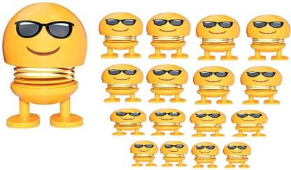 SP chasma dancing emoji,smiley,funny smily,car dashboard pack of 17