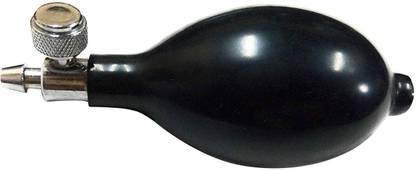 RightCare Blood Pressure Bulb with Metal Valve (Black) BP Monitor Bulb