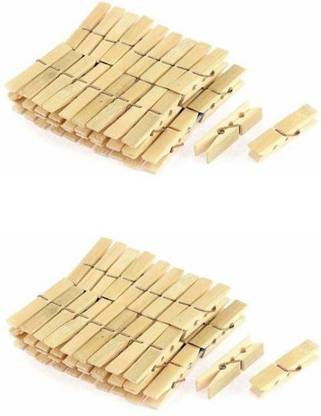 Rishikansh WOODEN CLOTH CLIP 40 PIECES TO HOLD YOUR CLOTH TIGHTLY. Wooden Cloth Clips