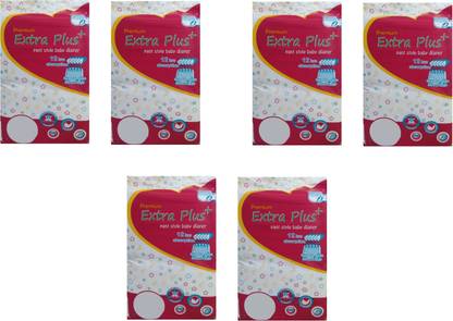 EXTRA PLUS Baby Diaper ( Large ) - Pack of 6 - L