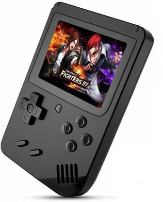 Okos Handheld Game Console, TV Output Retro FC 3.0 Inch LED Screen Classic Game Console Built-in 168 Handheld Video Games (Black) with 1 x Retro FC game console, 1 x USB Cable, 1 x User manual, 1 x AV Cable