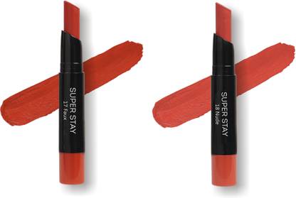 Me-On Superlast Lipstick (Shade 17,18)