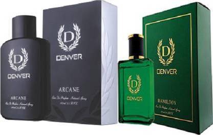 DENVER Arcane and Hamilton Perfume (100 ml Each) Eau de Parfum  -  200 ml