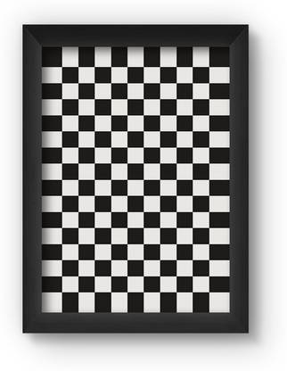 CHECKERED Poster Paper Print