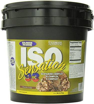 Ultimate Nutrition ISO sensation 93% protein per serv Whey Protein