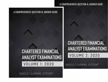 2020 CFA Level 1 Question Bank Package - Volume 1 & Volume 2