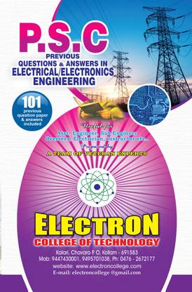 Psc Previous Questions And Answers In Electrical / Electronics Engineering