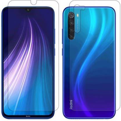 MD COLLECTION Front and Back Tempered Glass for Mi Redni Note 8 Pro