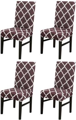 HOUSE OF QUIRK Polyester 1 Seater Chair Checkered Cover
