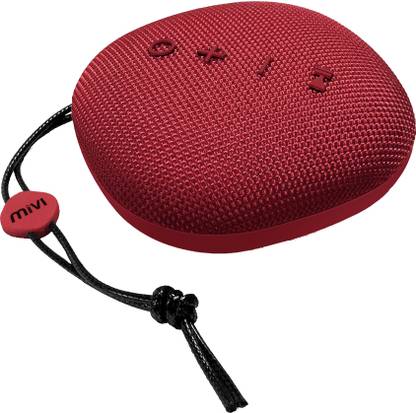 Mivi Wireless Bluetooth Speaker 10 W Bluetooth Speaker (Red, Stereo Channel ) 10 W Bluetooth Speaker