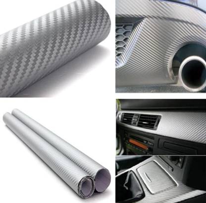 EliteAuto 50 cm carbon fibre (red) Self Adhesive Sticker