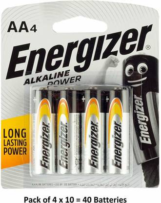 Energizer Alkaline Power AA Alkaline Batteries for Everyday Devices  Battery