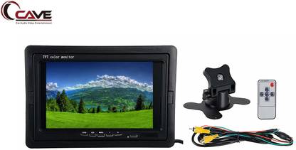 Cave Car, Bus & Truck Rear View Dashboard 7-inch Screen, 24 Watt TFT LED Color Monitor Set........... Black LED