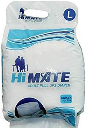 hi mate adult pant style diapers in 100 pc combo pack large size Adult Diapers - L