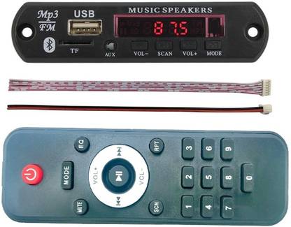 Creative Technologies Amplifier Board Kit Bluetooth FM USB AUX Card MP3 Stereo Audio Player Decoder Module Kit Electronic Components Electronic Hobby Kit