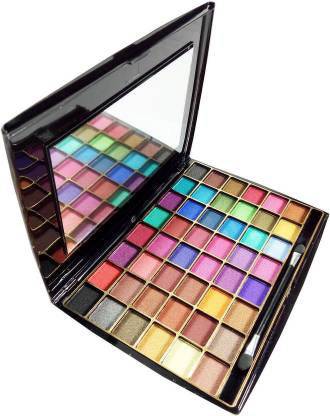 Miss Gold professional make up kit 48 color mix eyeshadow matte, cream, velvet and Glitter shimmer mix eyeshadows ( 3048-1 ) 52 g