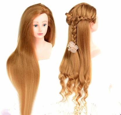 Views 80/20 Real Full Curling,Pressing,Crimping ALL Type Work Unisex  Dummy Hair Extension