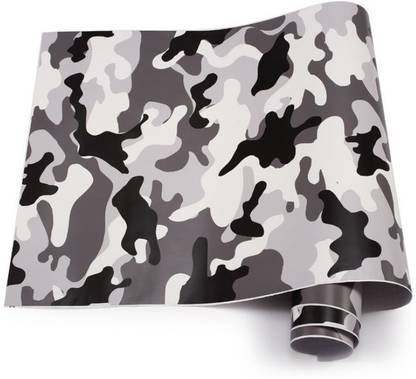 EliteAuto Camouflage-D Army multipurpose Vinyl Wrap Sheet Roll Film for laptops/mobiles/household/customisations "30x50cm" Roll vinyl sheet Reusable Laptop Skin Compatible for 24 inch