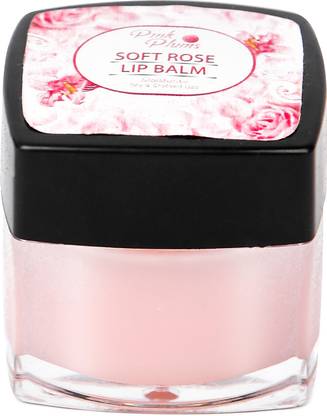 PINK PLUMS Lip Balm for Moisturise Dry & Cracked Lips Soft Rose
