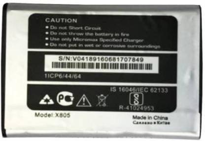 HH ENTERPRISES Mobile Battery For  MICROMAX X805 MICROMAX X805