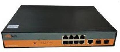 Fibertech SY-8000-8T-2S-L2 8 Ports 1000 Mbps Unmanaged Network Switch