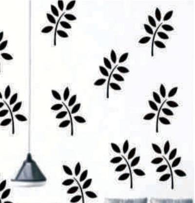 YMS (Size:- 13" X 13") Pinnate Leaf Sketchmark Wall Stencil