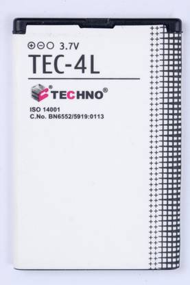 टेक्नो Mobile Battery Compitable Device for Nokia mobile Battery Regular BL-4L Black Lithium-ion Battery capacity (1500mAH) बैटरी