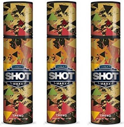 LAYER'R MAXX TREND * 125ml each Body Spray  -  For Men
