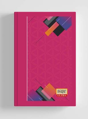 Shape Case Bound Register, Ruled, Hard Bound Regular Notebook Ruled 288 Pages