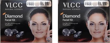 VLCC 6 Step Diamond Facial Kit,60g Each