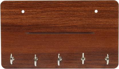 higadget Wall Key Holder For Home And Office Wood Key Holder