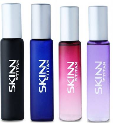SKINN by TITAN ( Steele & Verge for Men And Celeste & Sheer for Women ) Perfume for Men and Women 20 ml each Perfume  -  80 ml