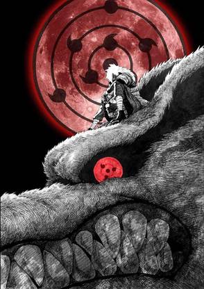 Madara Uchiha 200 GSM Textured Paper Quality Poster Without Frame Paper Print