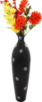 Flipkart Perfect Homes Black Large Iron Vase