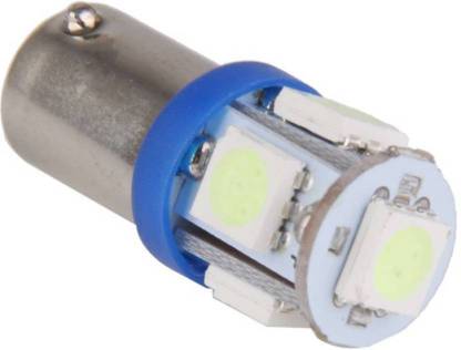 AUTOFIT HIGH QUALITY T10 5 LED SMD INDICATOR LIGHT / T10 SOCKET BULB / PARKING LIGHT BULB / BRAKE LIGHT IN BLUE COLOR IN 4 PIECE Parking Light Motorbike LED for Royal Enfield (12 V, 12 W)