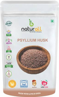B naturall Psyllium Husk / Isabgol Husk ( Sat - Isabgol 99% ) Fibre Support - 500 GM