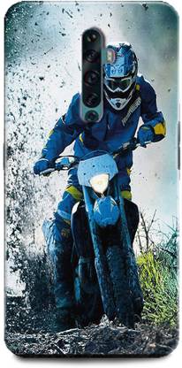 INDICRAFT Back Cover for Oppo Reno 2 Z / CPH1945 BIKE, BIKE LOVER, SUPERBIKE, BIKE RACER