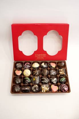Exquisite chocolate and cakes CHOCOLATES 24 PCS PACK Bars