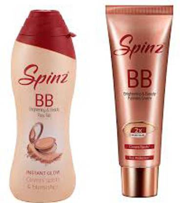 Spinz BB TALC 80g & BB CREAM 29g COMBO
